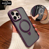 AUOVIEE เคสโทรศัพท์ที่วางแหวนแม่เหล็กกันกระแทกสำหรับ iPhone 13 12 11 14 Pro ปกสูงสุดสำหรับ MagSafe ชาร์จไร้สายฝ้า