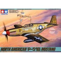 Tamiya ชุดโมเดลเครื่องบินรบเครื่องบินจำลอง1/48 P-51B อเมริกาเหนือสำหรับของเล่น DIY