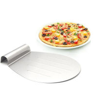 Pizza Transfer Baking Tools Stainless Steel Transfer Cake Tray Moving Plate Bread Pizza Blade Shovel Bakeware Pastry Scraper