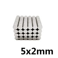 20/50/100/200/300pcs 5x2 mm Rare Earth Magnets Diameter 5x2mm Small Round Magnets 5mmx2mm Fridge Permanent Neodymium Magnets 5x2