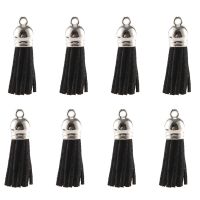 200 Pcs Keychain Tassels Pendants Keychain Decoration Tassels with Loop for DIY Crafts Making Supplies