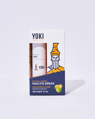 YOKI Herbal Natural Mouth Spray สเปรย์สำหรับช่องปากและลำคอ ผสมสารสกัดมะขามป้อมธรรมชาติ