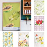 【YD】 Honeydew Fruit Door Curtain Bedroom Blackout Decoration Half Panel Geomantic Tube