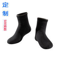 【cw】 Custom Cross-Border 3MM Diving Socks Mens Swimming Warm Non-Slip Deep Diving Waterproof Material Short Tube Beach Socks Womens Shoe Cover