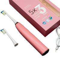 เเปรงสีฟันไฟฟ้า SONIC ELECTRIC TOOTHBRUSH LEBOT PINK *เเถมเเปรงอีก 1 ชิ้น*