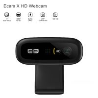 Ecam X Webcam 1080P Full HD Web Camera USB 5.0 Mega Pixels Auto Focus Built-In Microphone For PC Computer Mac Laptop Desktop