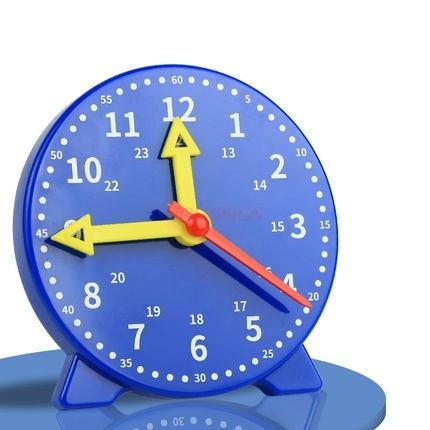 นาฬิการุ่นโรงเรียนประถมศึกษานาฬิกาช่วยสอนการเรียนรู้ที่จะรับรู้เวลาหน้าปัดนาฬิกาใบหน้าดู10ซม-ชั้นประถมศึกษาปีที่1และสอง