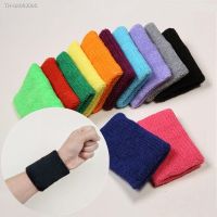 ♤ 1PC Colorful Cotton Unisex Sport Sweatband Wristband Wrist Protector Gym Running Sport Safety Wrist Support Brace Wrap Bandage