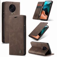 ❡ Leather Case For Xiaomi Poco F2 Pro Magnetic Flip Matte Multifunctional Luxury Wallet Bumper Phone Cover On Pocophone F 2 Pro