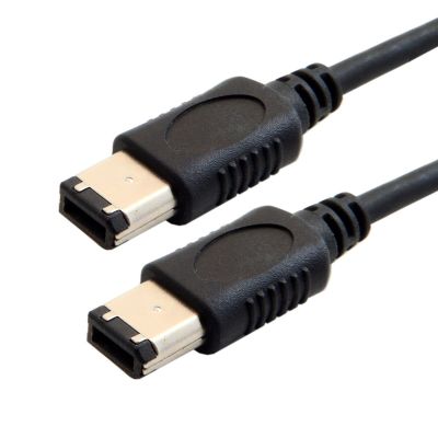 Jimier CY Cable FW-016-1.8M 6 Pin 6pin IEEE 1394 IEEE 1394 Firewire 400 6 6 iLink Cable IEEE 1394 1.8M Black