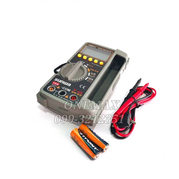 มัลติมิเตอร์ดิจิตอล-sunwa-cd801a-digital-multimeter-มิเตอร์วัดไฟ-ดิจิตอลมัลติมิเตอร์-มิเตอรดิจิตอล-เครื่องมือวัดไฟ