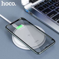 HOCO 15W Fast Wireless Charger Qi Wireless Charging Pad สำหรับ 12 11 Pro X Xs Max Xiao Mi Mi 10 Samsung S10 S20หมายเหตุ20