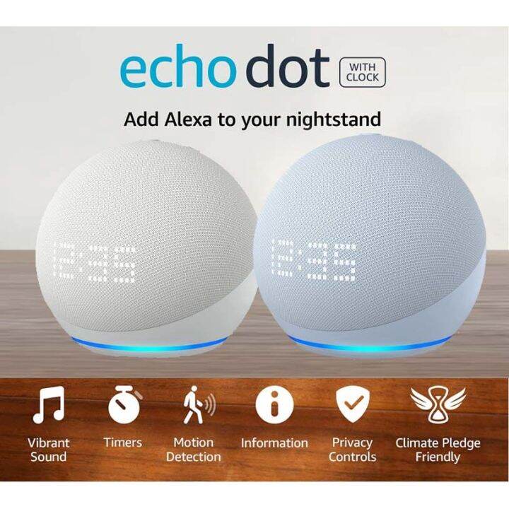 Amazon Echo Dot 5th Gen Smart speaker with clock and Alexa | Lazada PH