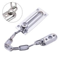 【LZ】✶  1 Pc Silver Door Chain Stainless Steel Security Chain Door Lock Chain Home Office Lock Guard Latch Stainless Sliding Fastener