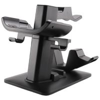 VR Stand,Multifunction VR Headset Stand for Headset Display Holder and Controller Holder for Oculus Quest 2/Rift