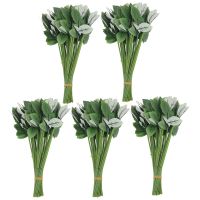 【Ready Stock&amp;COD】250Pcs Artificial Fake Rose Flower Stems for Diy Handmade Bouquet Flower Leaf Vein Wedding Home Decoration