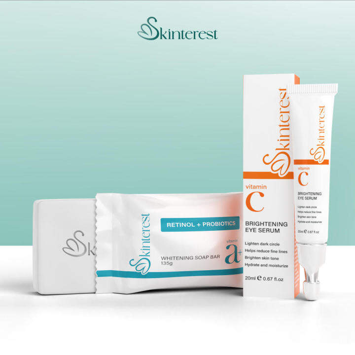 Skinterest Retinol + Probiotics Whitening Soap 135g Best Combo Free 1