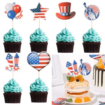 American Flag Cake  Republican Cake Topper  Republican Cupcakes   Republican Theme  American Flag Cookies  American Flag Oreos   Republican Edible Image  Patriotic Party Theme  Patriotic Cupcakes 