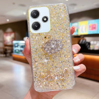 KOSLAM ไรน์สโตน3D หงส์เคสโทรศัพท์สำหรับ Redmi 12 4G 5G 12C 10C Note 12 4G 5G 12 Pro 5G 12 Pro + 5G Note 11 4G 11S 11 Pro 4G ปลอกโทรศัพท์มือถือ TPU นิ่มสไตล์ใหม่5ก.