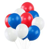180 Pack Red White and Blue Balloons 12 Inch Latex Party Balloons Perfect Party Birthday Decoration for All Occasions