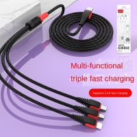 Three-in-One Data Cable New Style USB Fast Charge for Android Type-c Data Cable Triple for Iphone Usb Cable Extension