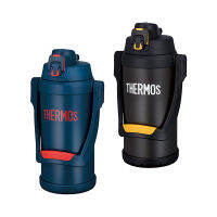 THERMOS FFV-3001 NV-R Water Bottle Vacuum Insulated Sports Jug 2.0L/ 2.5L/ 3.0L Navy Red/ Black Orange wd