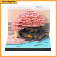 SHIRUI 3D แผ่นบันทึกย่อ ความสะดวกสบาย งานแกะสลักแกะสลัก กระดาษโน้ตศิลปะสำหรับ3D เครื่องหมายคั่นหน้ากระดาษโน้ต กระดาษสำหรับตกแต่ง แผ่นจดบันทึกต้นไม้แต่งงาน ดีไอวาย