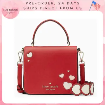 kate spade, Bags, Kate Spade Staci Studded Hearts North South Crossbody  Bag In Light Rose Pink