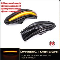 ไฟเลี้ยวไฟกะพริบไฟสัญญาณ LED แบบไดนามิกสำหรับ Toyota RAV4 2017 XA40 2013-2018 4Runner Noah R80 Voxy Esquire (10)