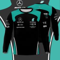 Malaysia National Petroleum Company team AOP 3D long sleeve mercury F1 AMG