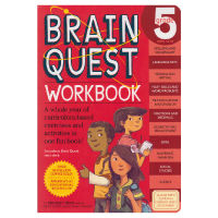 Brain quest Workbook Grade 5 grade BQ General Practice Workbook English original brain task intelligence training 10-11 years old American preschool education imported childrens English books