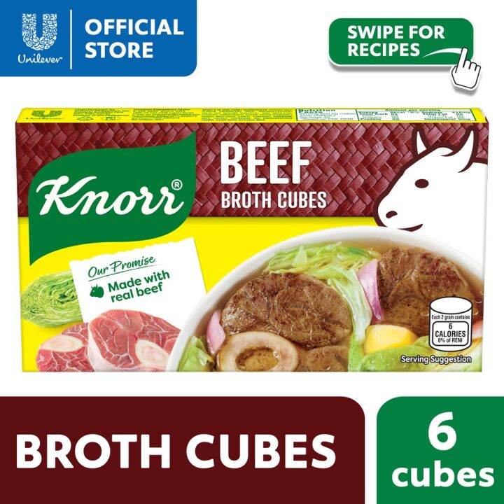 Knorr Broth Cubes Beef 60g Lazada.co.th