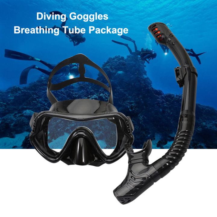 Topeng Menyelam Snorkel Profesional dan Snorkel Goggles Glasses ...