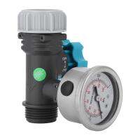 Water Pressure Regulator Leakproof Valve With Gauge Universal Adjustable Pressure Reducer Copper Water Regulator Convenient For Farms Orchards Croplands Greenhouses Gardens steady