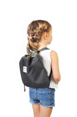 Hellolulu กระเป๋าเด็ก รุ่น Piper - Charcoal กระเป๋าสะพายเด็ก BC-H20012-08 กระเป๋าเป้เด็ก Kids Bag กระเป๋านักเรียนเด็ก กระเป๋าเด็กสีสันสดใส