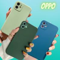 เคสโทรศัพท์มือถือไม่มีลาย สีพื้น เรียบหรู TPU สีพื้น เคสพาสเทล รุ่น OPPO A52020 A92020 A3S A15 A54 RENO5 F11 F9 A31 2020 เคสชิลิโคน#019