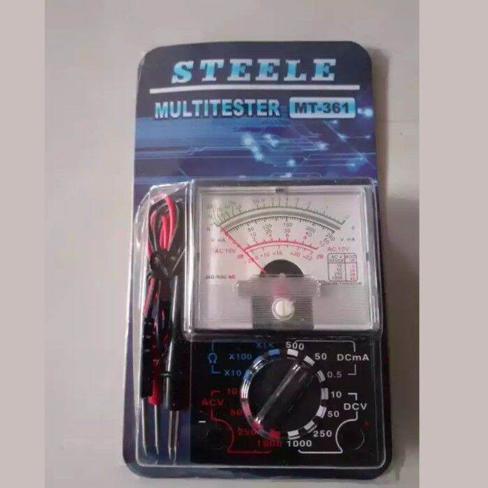 Avo Meter Steele Multitester Mt Multimeter Analog Kecil Murah Lazada Indonesia