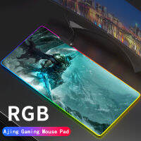 World of Warcraft Gaming Mouse Pad RGB Computer Mousepad Gamer WOW Custom DIY Large XXL Backlight Keyboard Desk Mat for CSGO