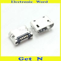 ∈☽ 500pcs 5.9mm Spacing 5 P Miro USB Female 5 Pins Micro USB Socket for Tablet Phone