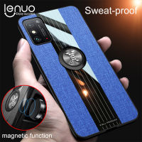 Lenuo เคสโทรศัพท์สำหรับ Honor X10 X10 Max Honor 8S Huawei Y5 2019เคสตัวยึดแบบหรูหราฝาหลังหนัง TPU แบบนิ่ม