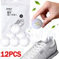 6/12Pcs Shoes Deodorant Freshener Ball Aroma Fragrant Sneaker Boot Foot Care Wardrobe Cabinet Bag Deodorizer Air Purifier Balls Cables Converters