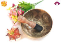 ขันทิเบตแฮนด์เมด ขนาด14.2ซม. น้ำหนัก606กรัม ชามทำสมาธิแฮนด์เมด Tibetan Handmade Singing Bowl