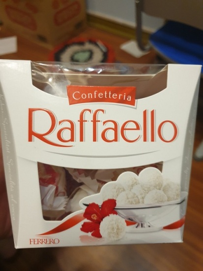 Fernero confetteria raffaello coconut coated chocolate candy 150g - ảnh sản phẩm 1