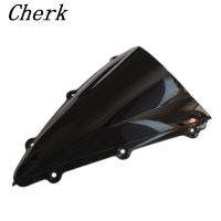 New Black Motorcycle Windshield Windscreen Double Bubble For YAMAHA YZF R1 1000 2004-2006 2005