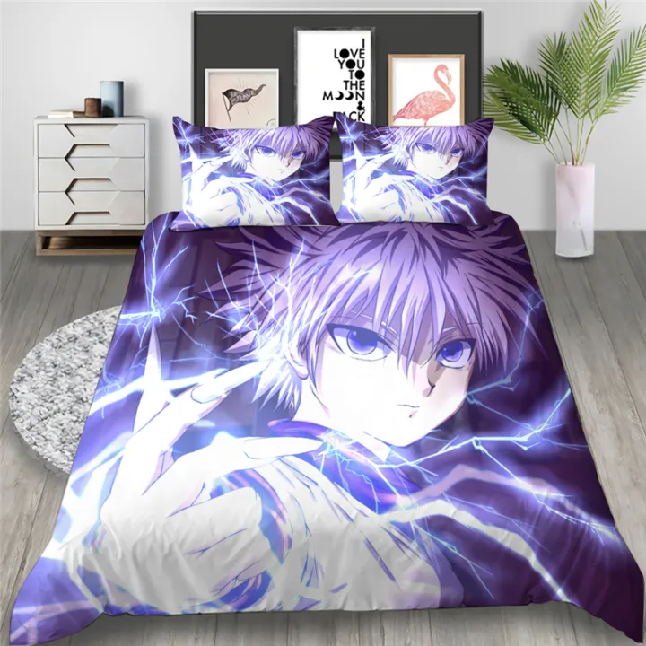 Hunter X Anime Bedding Set, Anime Twin Bed Sheets Set