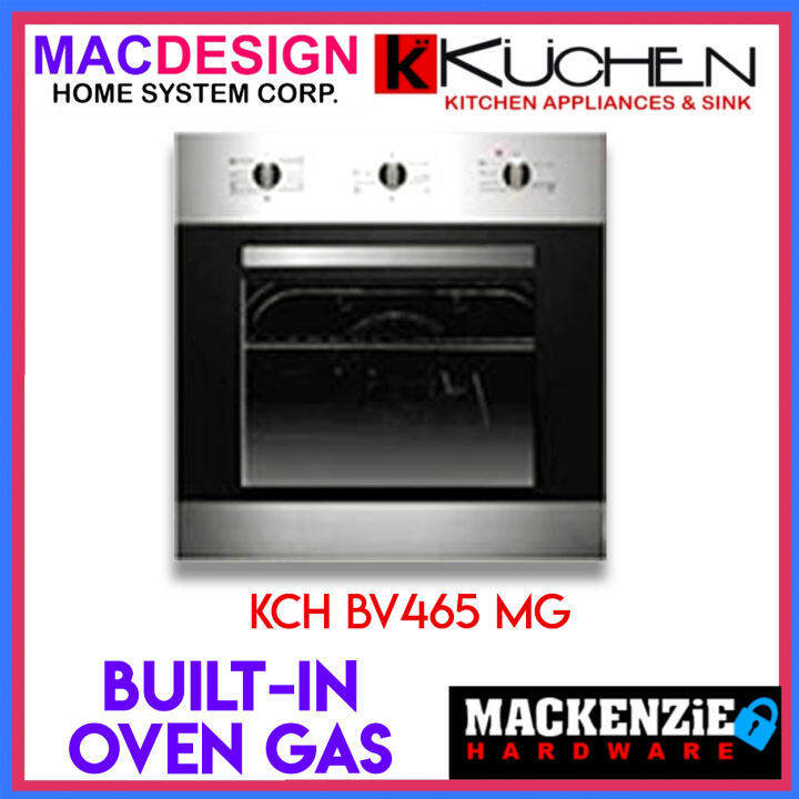 built in gas convection oven