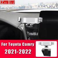 ที่จับโทรศัพท์มือถือแต่งรถสำหรับ Toyota Camry 2012-2022 70 Xv70 6th ติดตั้ง7th แรงโน้มถ่วง8ช่องแอร์อุปกรณ์ขาตั้ง