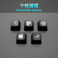 1pcs DIY pervious to light Keycaps Gaming Keyboard Keys Button ROG razer SteelSeries logo ABS Cap For cherry Mechanical Keyboard