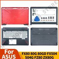 ☞ฝาหลังแล็ปท็อปใหม่สำหรับ FX80 FX80G FX504 FX504G FX504GD /Ge บานพับฝาปิดโน้ตบุคเคสด้านล่างที่วางฝ่ามือ