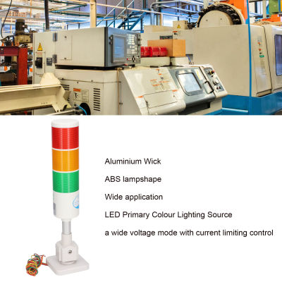ไฟหอคอยที่มีลักษณะเป็นชั้นๆ LED หอคอยอลูมิเนียมไฟสัญญาณเตือนสำหรับ CNC